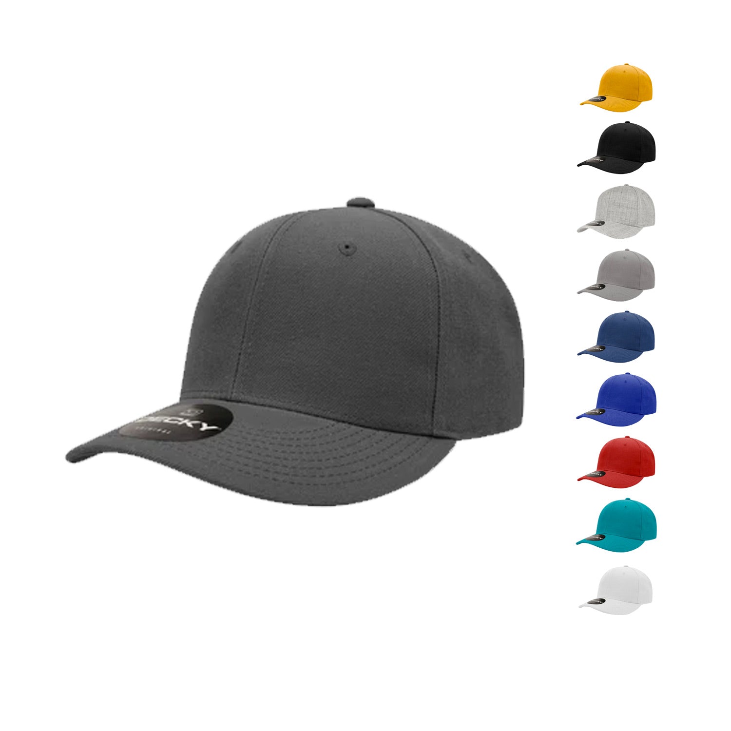 Decky 1040 Profile Structured High Panel Snapback Trucker 5 Caps Hats Blank