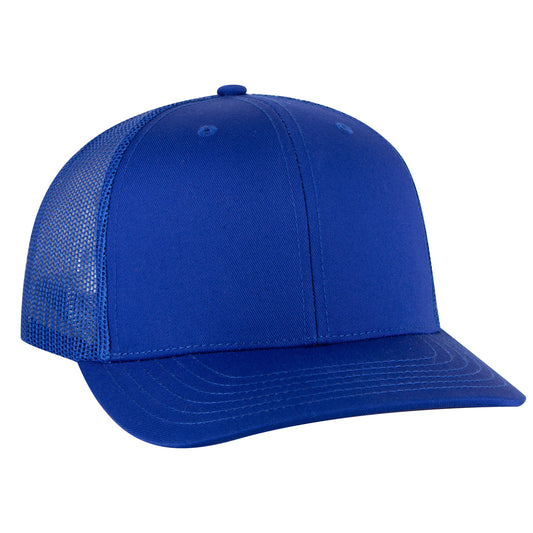 Otto Cap 112-1 6 Panel Mid Profile Mesh Back Trucker Cap - Star Hats & Embroidery