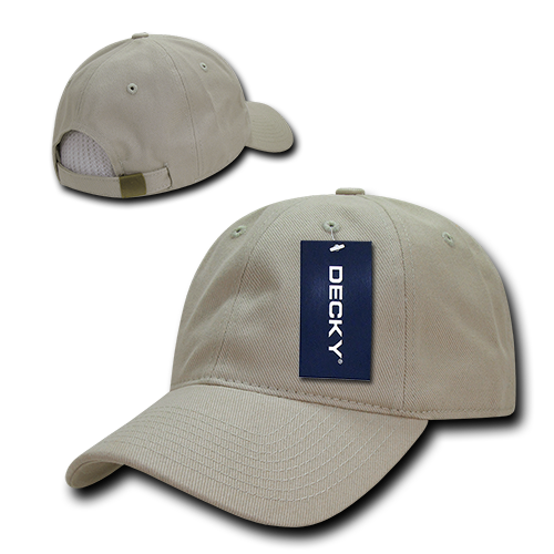 Decky 112 Brushed Cotton Denim Dad Hats Low Profile 6 Panel Baseball Caps Blank Wholesale