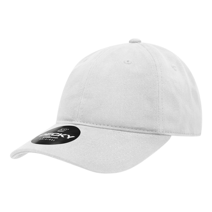 Decky 112 Brushed Cotton Denim Dad Hats Low Profile 6 Panel Baseball Caps Blank Wholesale