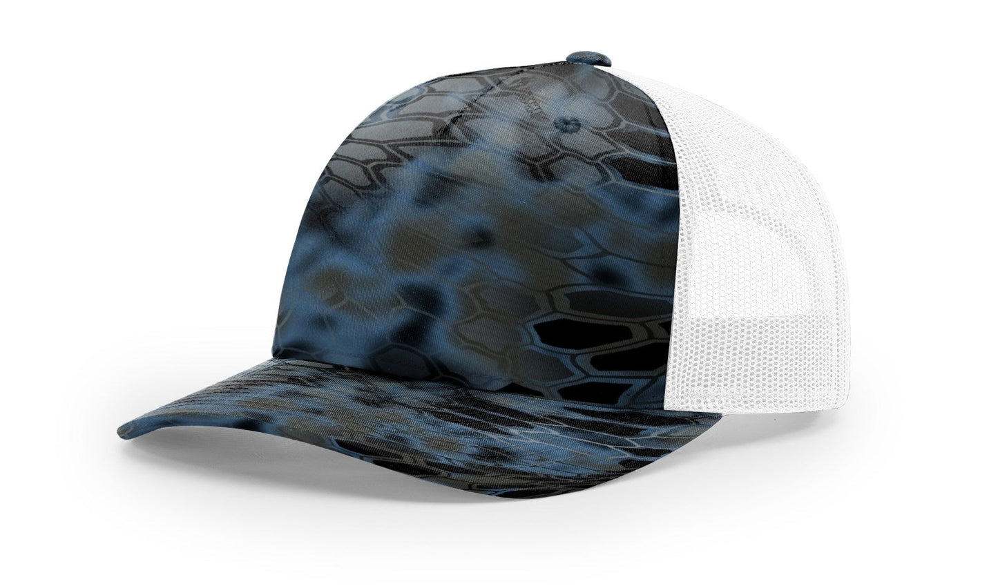 Richardson 112PFP Printed Five Panel Trucker Hat Camo Hat