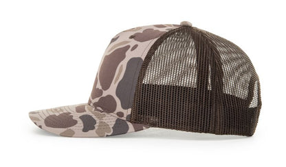 Richardson 112PFP Printed Five Panel Trucker Hat Camo Hat