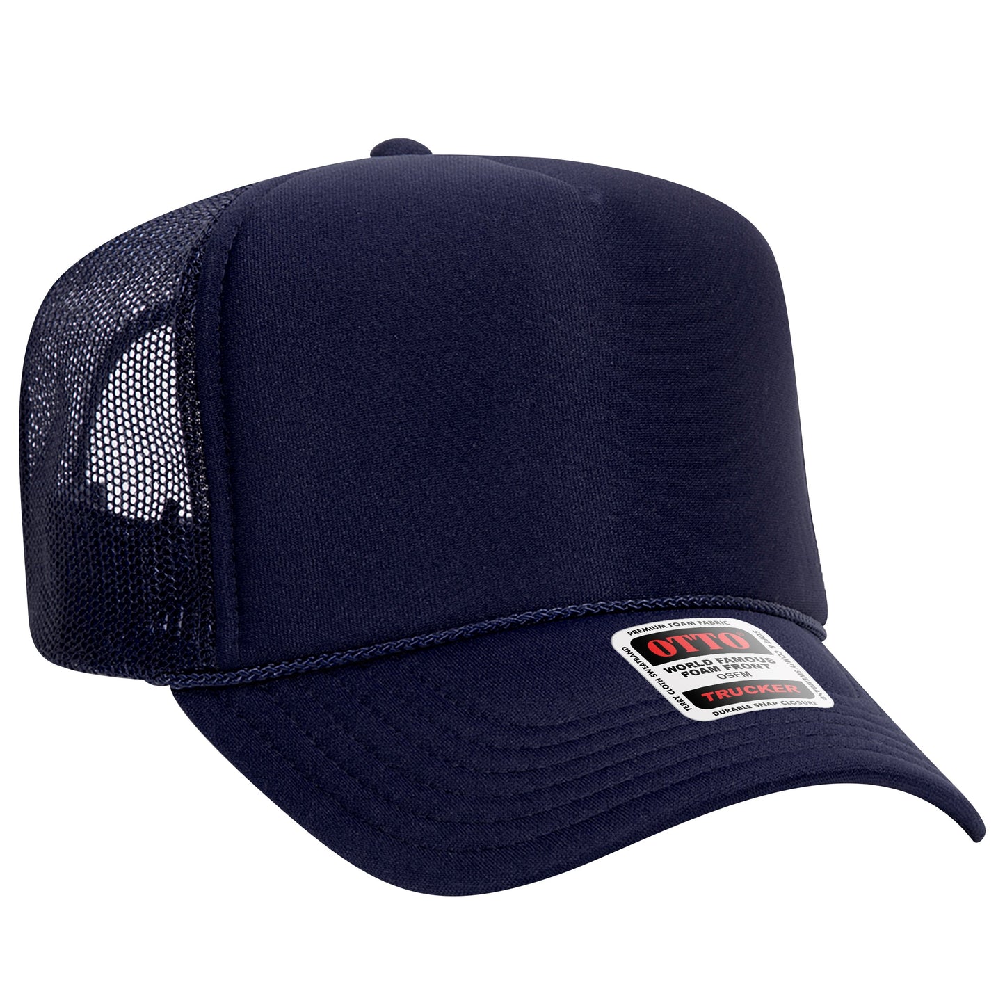 Otto 5-Panel High Crown Foam Trucker Hats Mesh Back Cap - 39-165