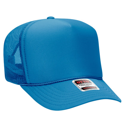 Otto 5-Panel High Crown Foam Trucker Hats Mesh Back Cap - 39-165