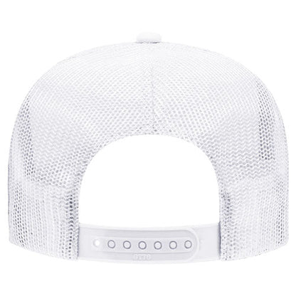 Otto 39-165 Youth 5 Panel High Crown Mesh Back Foam Trucker Hat