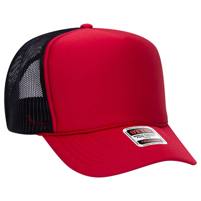 Otto 5-Panel High Crown Foam Trucker Hats Mesh Back Cap - 39-165