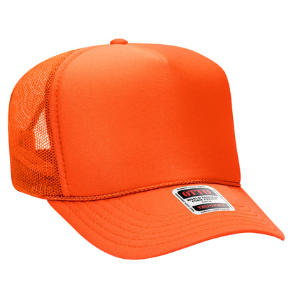 Otto 5-Panel High Crown Foam Trucker Hats Mesh Back Cap - 39-165