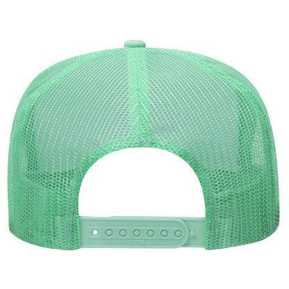 Otto 39-165 Youth 5 Panel High Crown Mesh Back Foam Trucker Hat