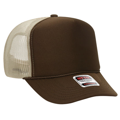 Otto 5-Panel High Crown Foam Trucker Hats Mesh Back Cap - 39-165