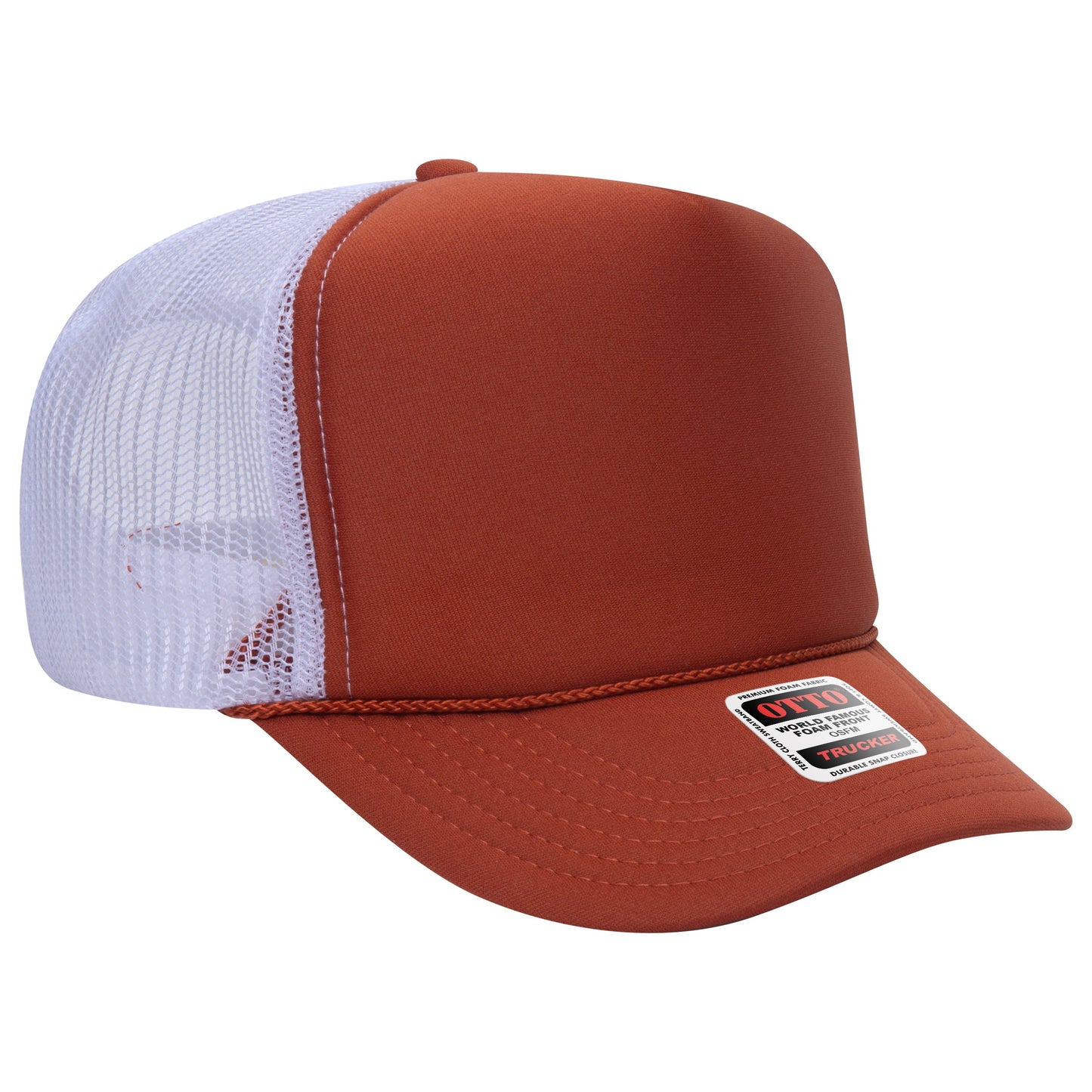 Otto 5-Panel High Crown Foam Trucker Hats Mesh Back Cap - 39-165