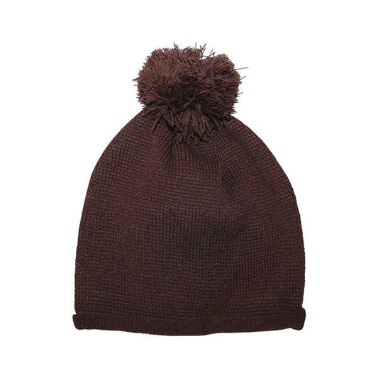 Mega Cap 5061 Beanie W/Pom Pom - Star Hats & Embroidery