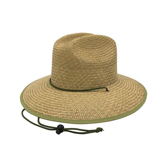 Mega Cap 8031 Lifeguard Straw Hat - Star Hats & Embroidery