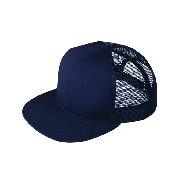 Mega Cap 6997B Flat Bill Trucker Cap