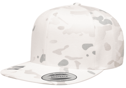 Yupoong 6089MC MultiCam Camo Snapback Hat Flat Bill Cap Camouflage YP Classics