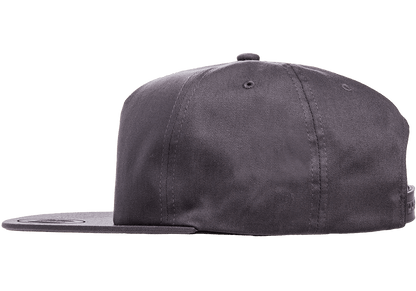 Yupoong 6502 Unstructured 5-Panel Snapback Hat, Flat Bill Cap - YP Classics