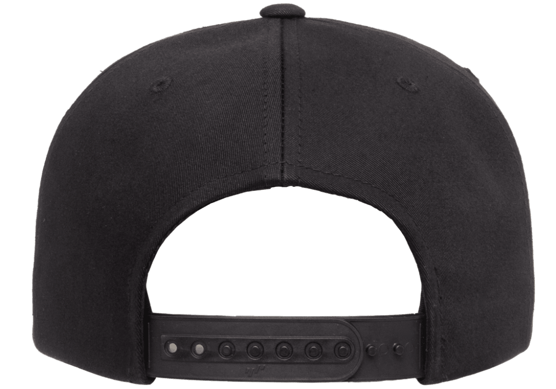 Yupoong 6502 Unstructured 5-Panel Snapback Hat, Flat Bill Cap - YP Classics