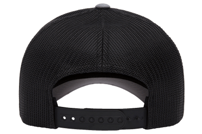 Yupoong 6506T 5-Panel Retro Trucker Hat Baseball Cap with Mesh Back 2-Tone Colors YP Classics