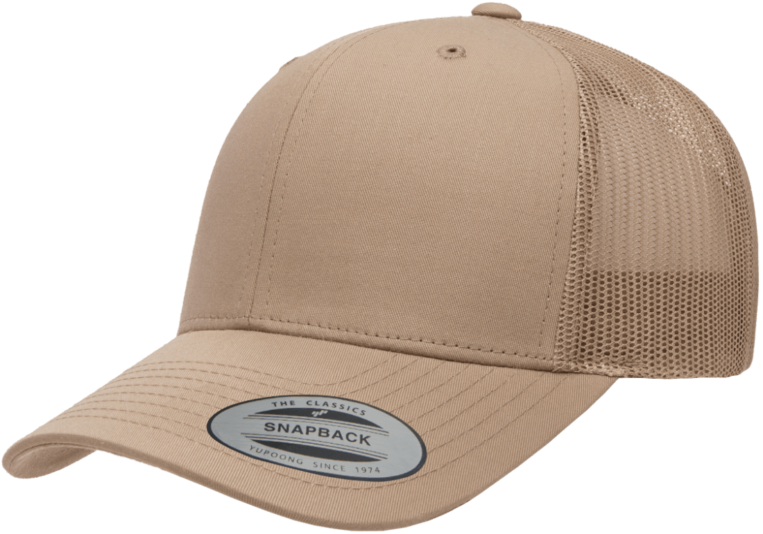 Yupoong 6606 Retro Trucker Hat Baseball Cap with Mesh Back - YP Classics