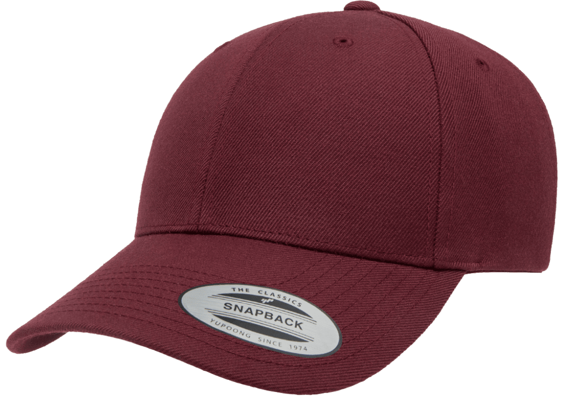 Yupoong 6789M Premium Curved Baseball Hat Snapback Cap - YP Classics