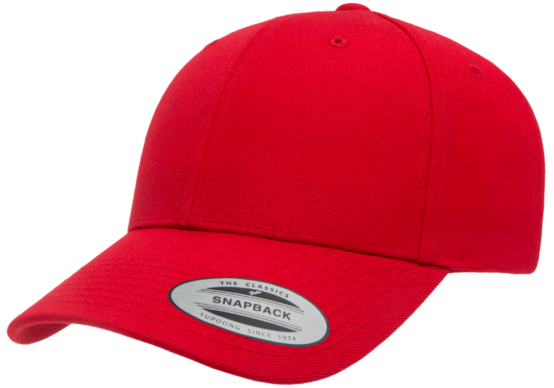 Yupoong 6789M Premium Curved Baseball Hat Snapback Cap - YP Classics