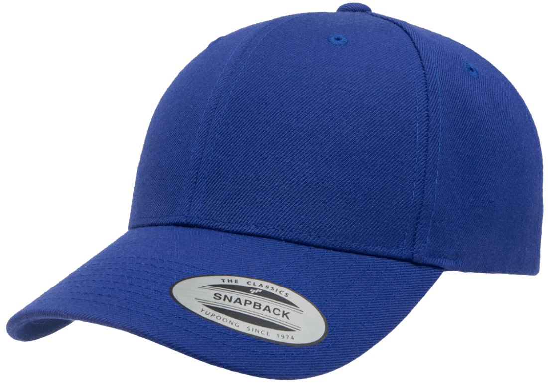 Yupoong 6789M Premium Curved Baseball Hat Snapback Cap - YP Classics