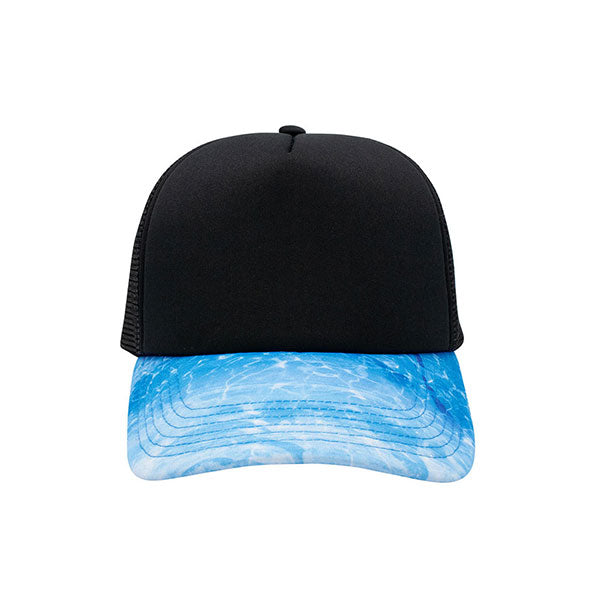 Mega Cap 6801D Sublimated Foam Trucker Cap