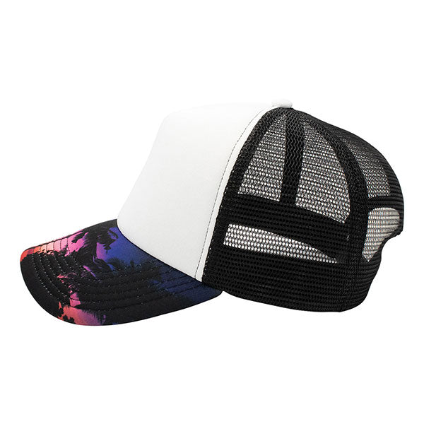 Mega Cap 6801D Sublimated Foam Trucker Cap