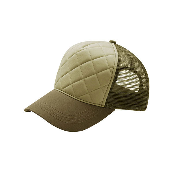 Mega Cap 6878 Fashion Quilted Trucker Cap