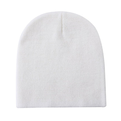 Unbranded Short Knit Beanie, Blank Knit Cap