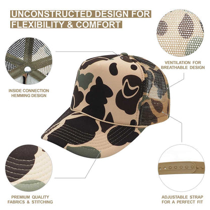 Nissun Summer Camouflage Cap Trucker Hat - CSC