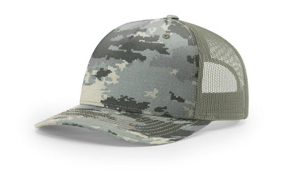 Richardson 112PFP Printed Five Panel Trucker Hat Camo Hat