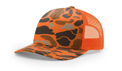 Richardson 112PFP Printed Five Panel Trucker Hat Camo Hat