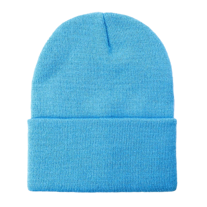 Unbranded Long Knit Beanie, Blank Knit Cap