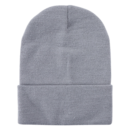 Unbranded Long Knit Beanie, Blank Knit Cap