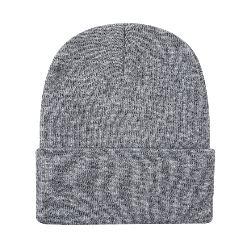 Unbranded Long Knit Beanie, Blank Knit Cap