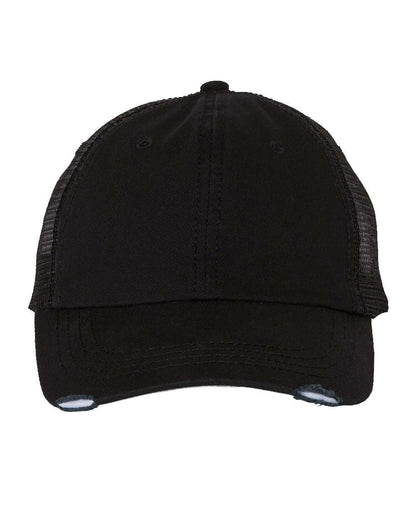 Mega Cap 6887 Frayed-Bill Twill Cap