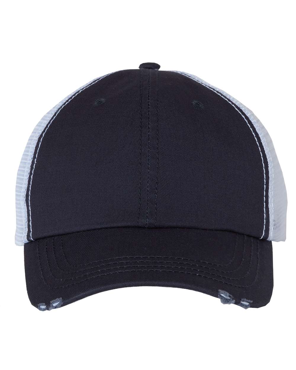 Mega Cap 6887 Frayed-Bill Twill Cap