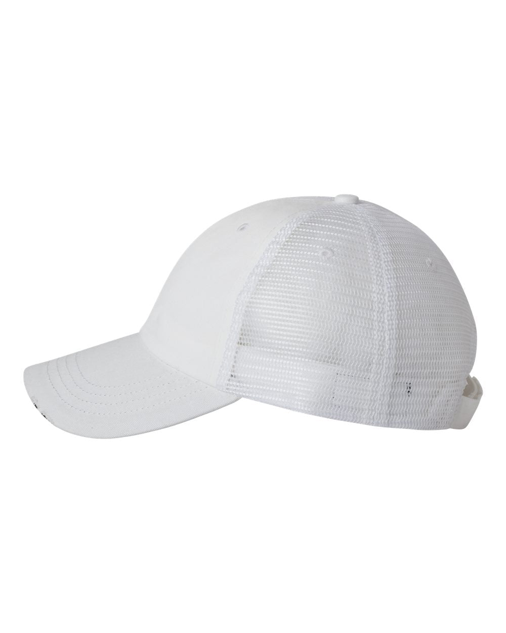 Mega Cap 6887 Frayed-Bill Twill Cap