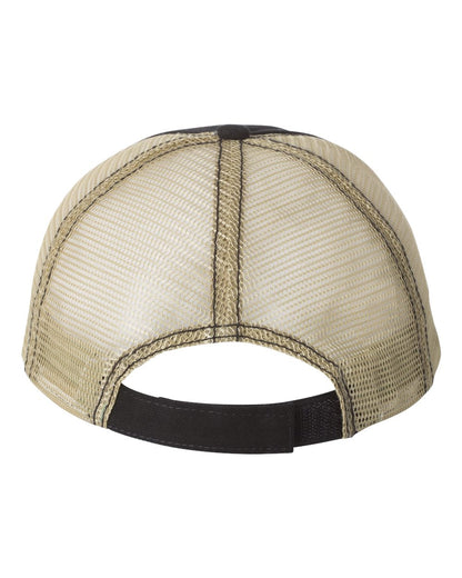 Mega Cap 6894 Washed Twill Trucker Cap