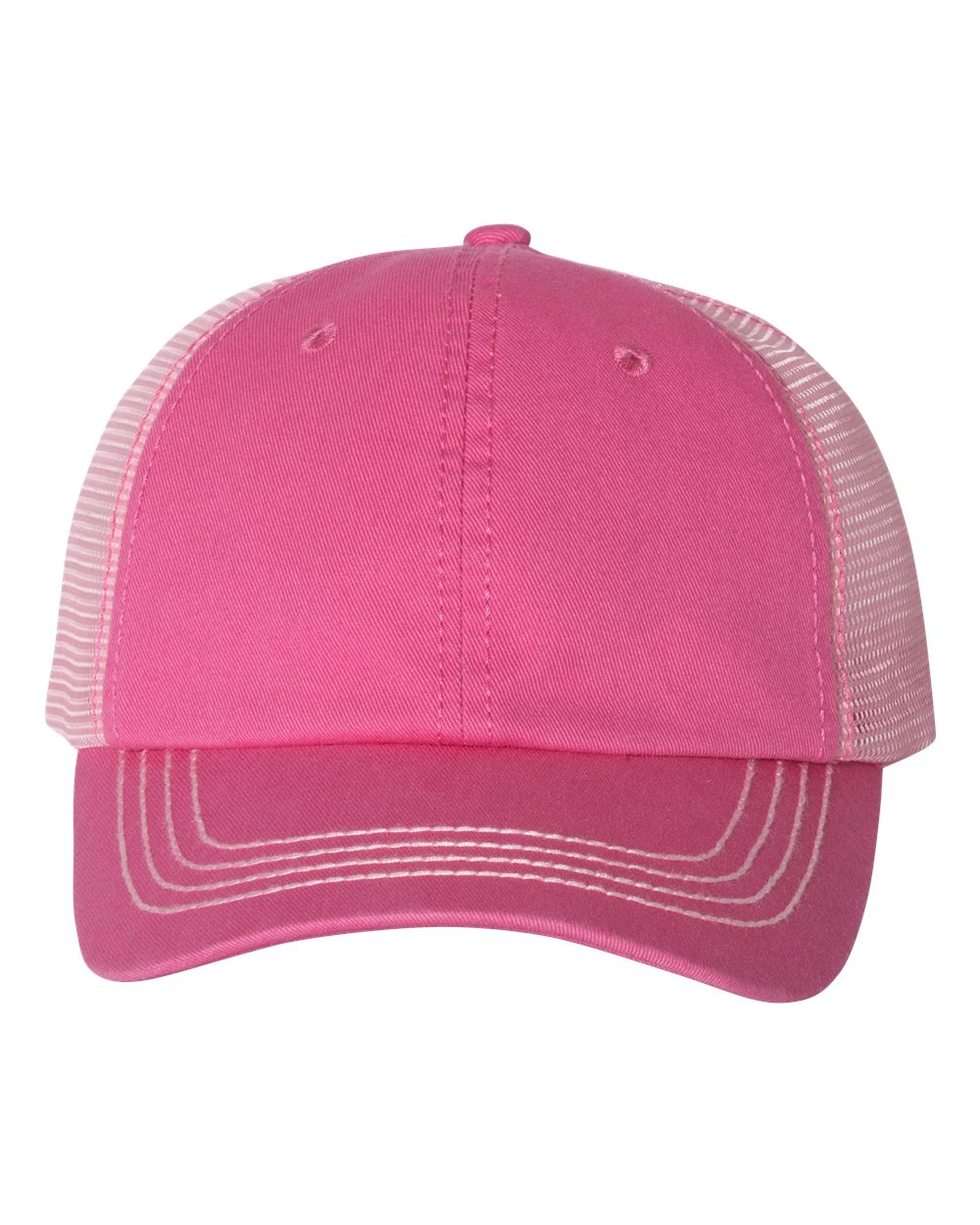 Mega Cap 6894 Washed Twill Trucker Cap