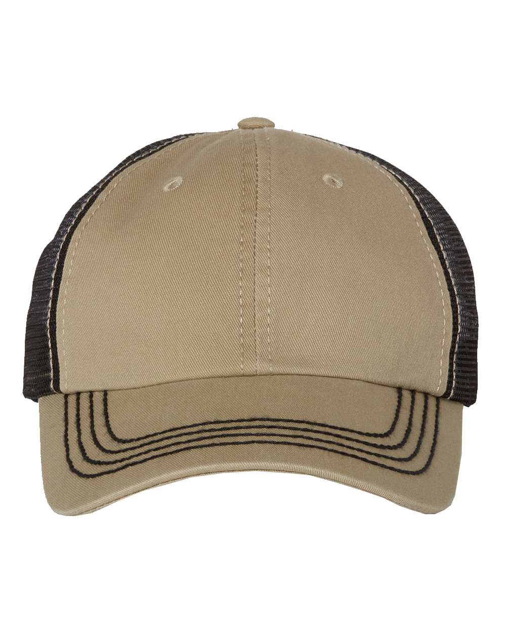 Mega Cap 6894 Washed Twill Trucker Cap