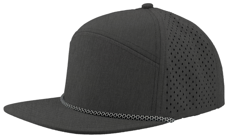 Zapped Headwear Osprey R+ 7 Panel Perforated Rope Cap