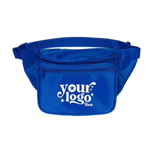 Custom Printed Nissun Nylon 3-Pocket Fanny Pack NFNP - Star Hats & Embroidery