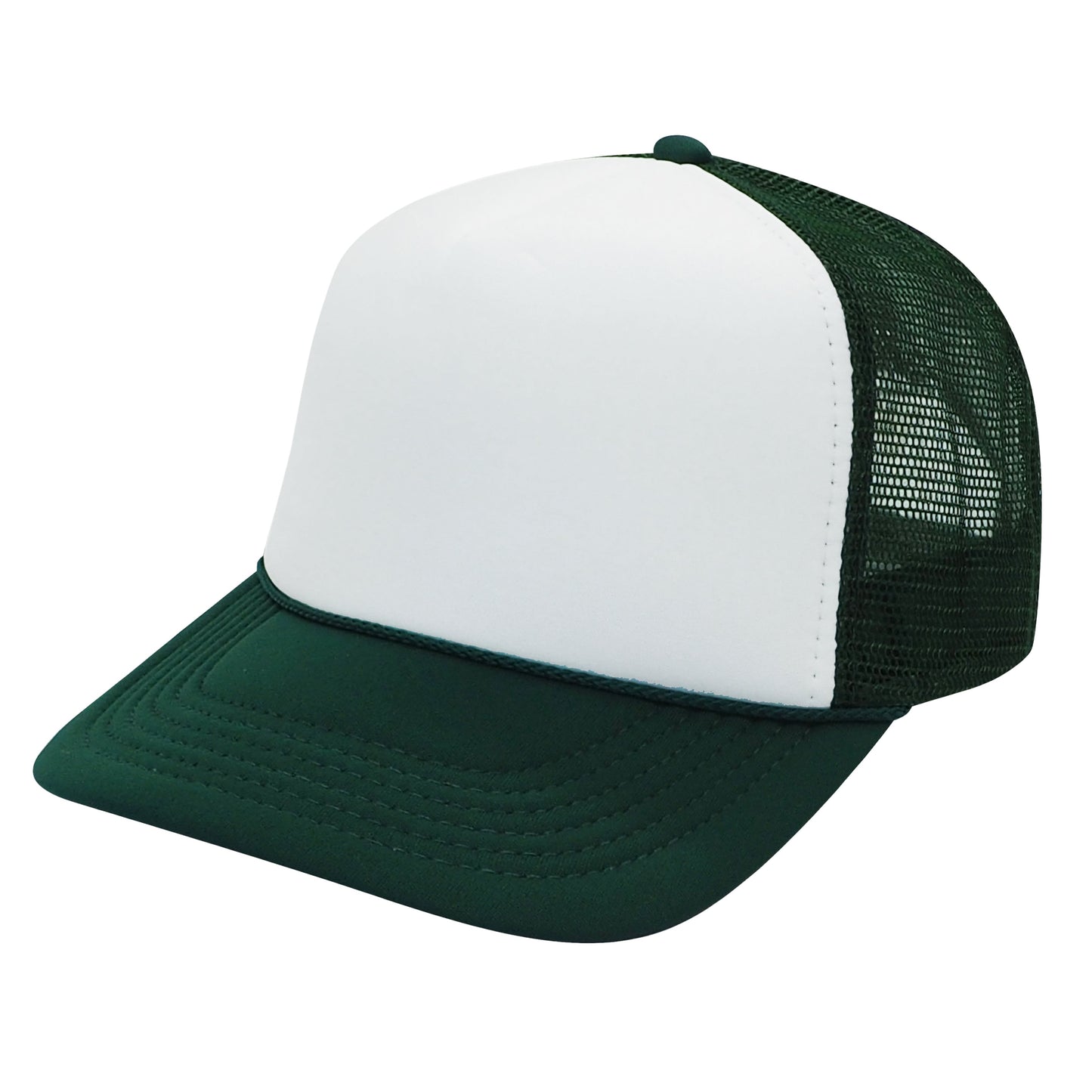 Custom Printed Nissun 5 Panel Foam Trucker Hat Mesh Back Cap - SSC, SPC