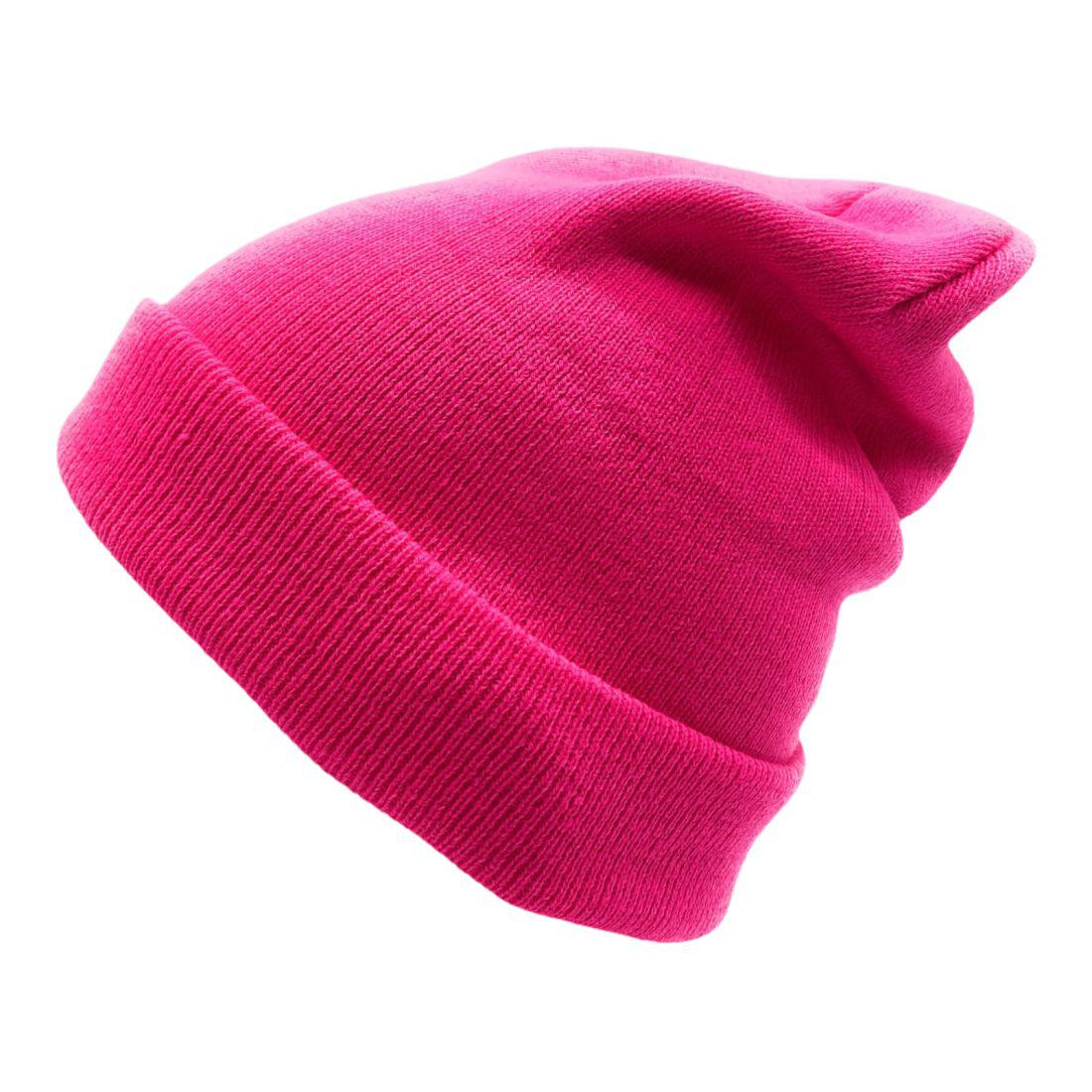 Beanies Caps Toboggan Cuffed Soft Knit in Bulk Multi-Color Plain Blank Wholesale Lot