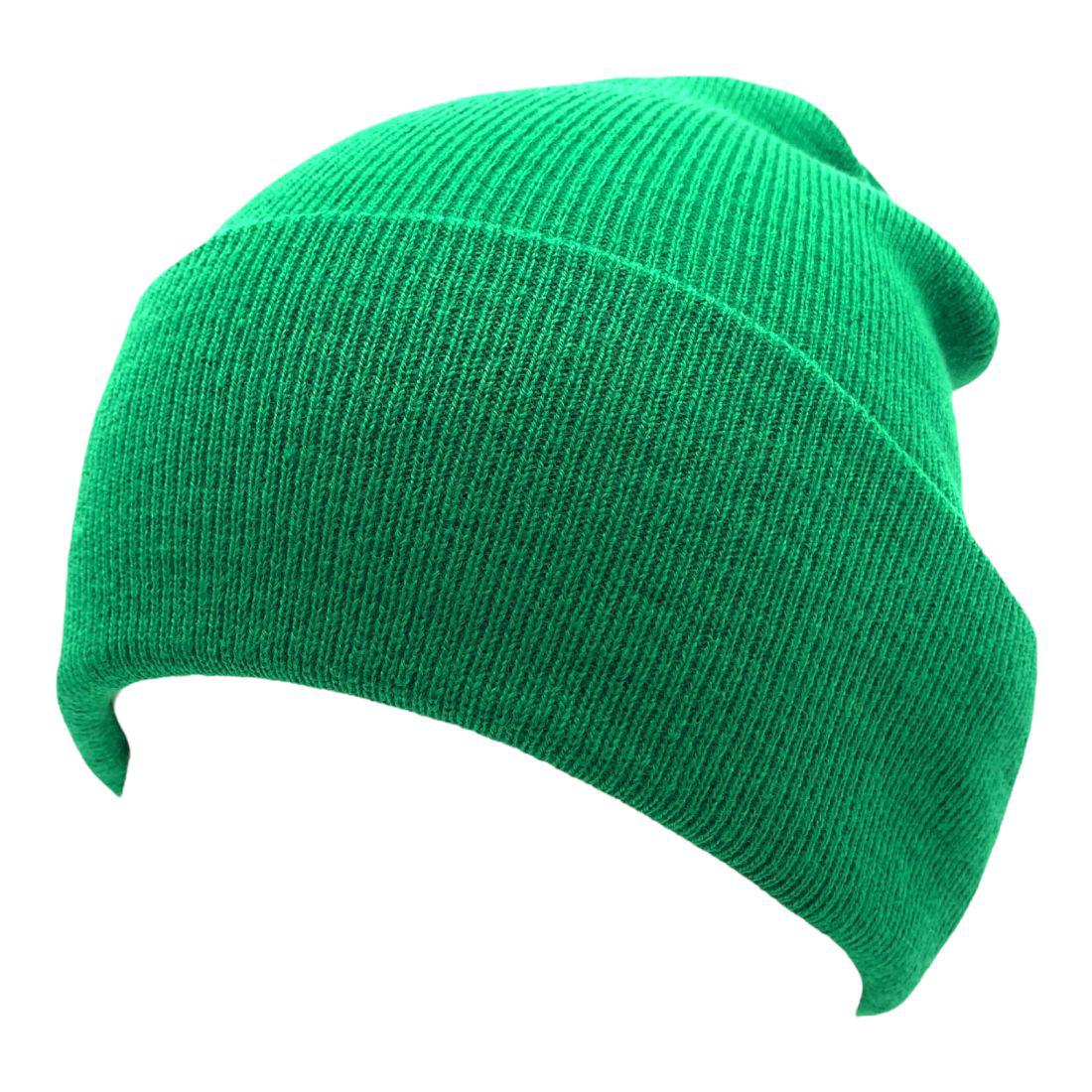 Beanies Caps Toboggan Cuffed Soft Knit in Bulk Multi-Color Plain Blank Wholesale Lot