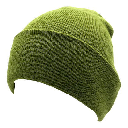 Beanies Caps Toboggan Cuffed Soft Knit in Bulk Multi-Color Plain Blank Wholesale Lot