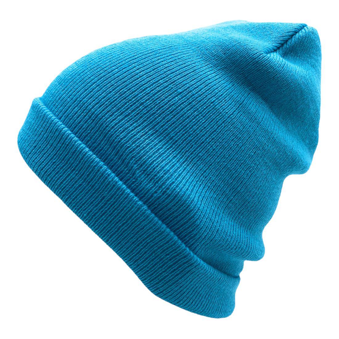 Beanies Caps Toboggan Cuffed Soft Knit in Bulk Multi-Color Plain Blank Wholesale Lot