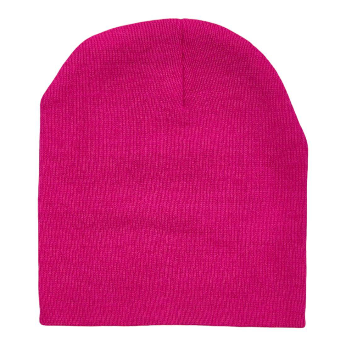 Beanies Caps Toboggan Short Uncuffed Soft Knit in Bulk Multi-Color Plain Blank Wholesale Lot