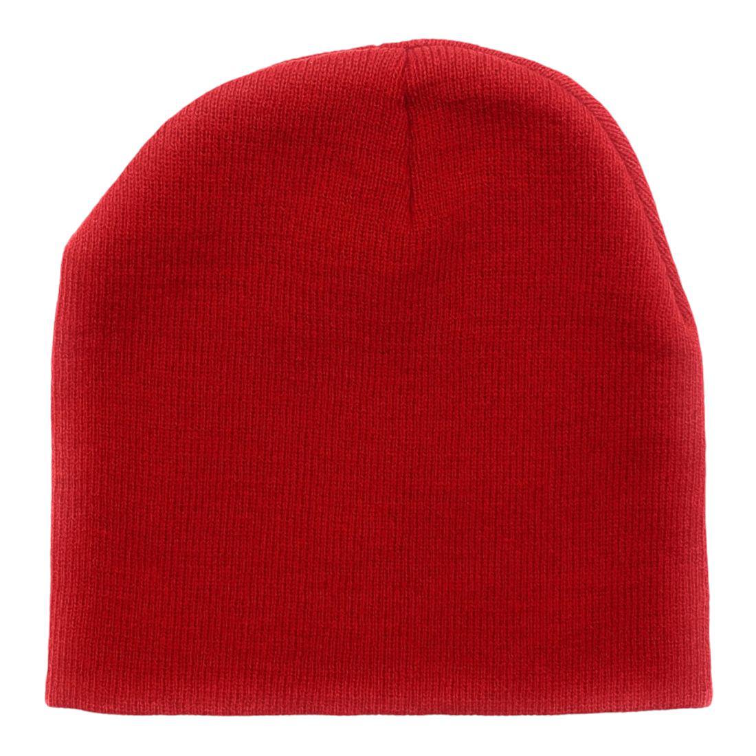 Beanies Caps Toboggan Short Uncuffed Soft Knit in Bulk Multi-Color Plain Blank Wholesale Lot